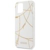 Guess GUHCP12SPCUCHWH iPhone12 mini 5,4 biały/white hardcase Gold Chain Collection